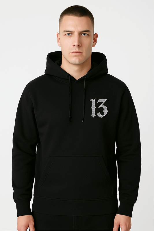 "Rebel Dreams" Embroidered Hoodie – Lucky 13 with Retro Swagger