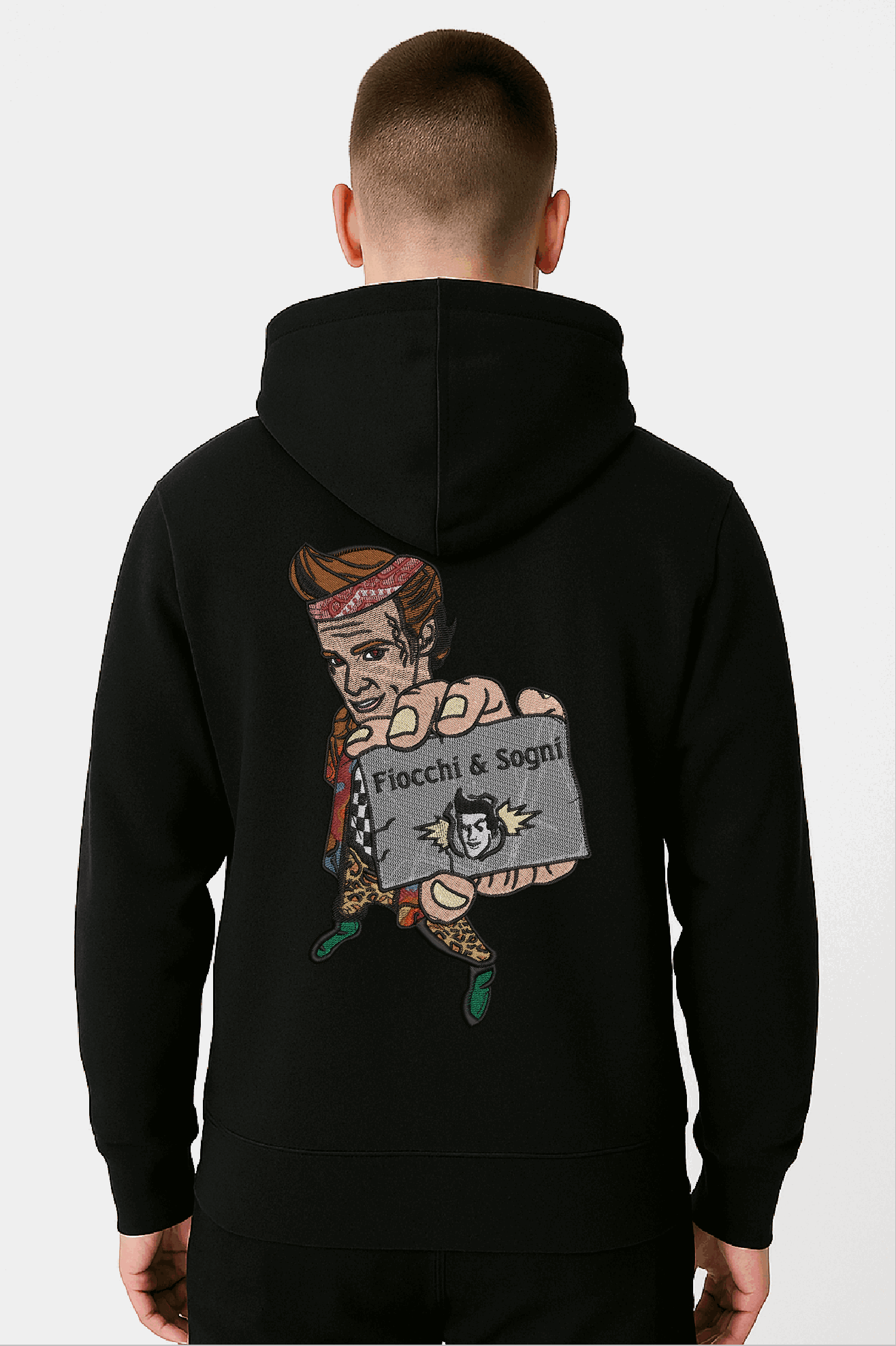 "Rebel Dreams" Embroidered Hoodie – Lucky 13 with Retro Swagger
