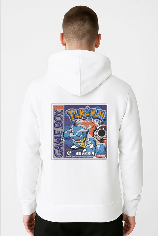 “Pokémon Classic Blue” Embroidered Hoodie