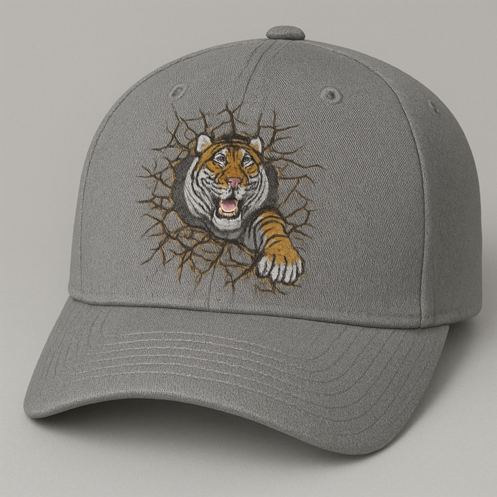 “Breakthrough” Cap – Fierce Tiger Embroidery