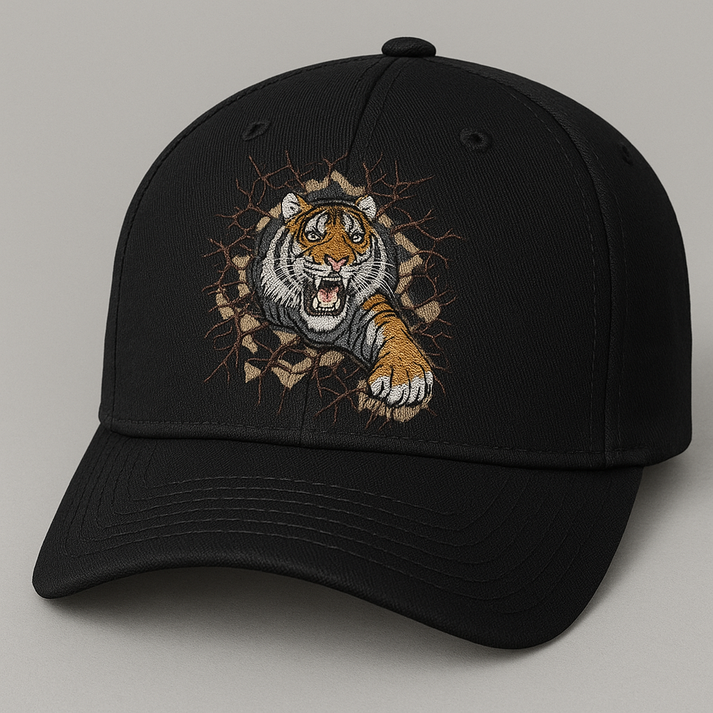 “Breakthrough” Cap – Fierce Tiger Embroidery