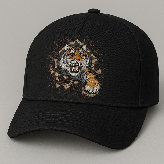 “Breakthrough” Cap – Fierce Tiger Embroidery