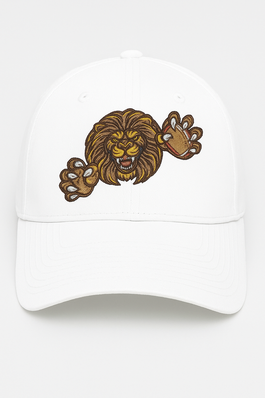 “Roar Ahead” Cap – Fierce Lion Embroidery